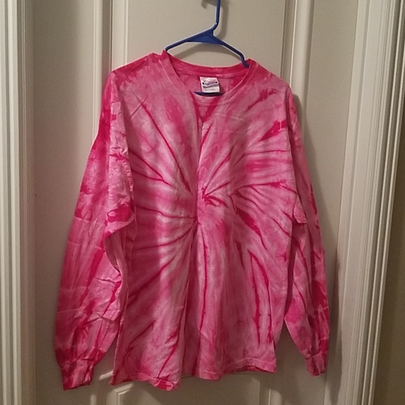 Hanes Tops - Hanes Long-Sleeve Tie Dye Shirt